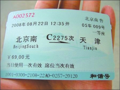 磁卡車票
