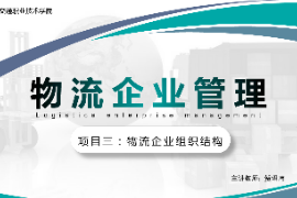 <em>課件</em>：<em>現(xiàn)代</em><em>物流</em><em>管理</em><em>專業(yè)</em>《<em>物流</em><em>企業(yè)管理</em>—<em>項(xiàng)目</em>三<em>物流</em><em>企業(yè)</em>組織結(jié)構(gòu)》