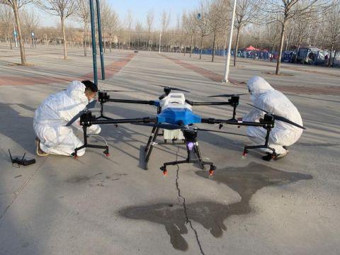 疫情防控用上高科技！平谷馬坊用無人機<em>消毒</em>