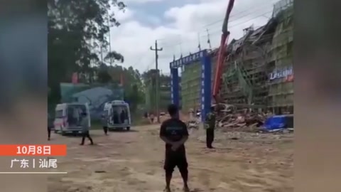 廣東一在建工地天面構架模板發生坍塌，事故<em>造成</em>7人<em>死亡</em>2人受傷