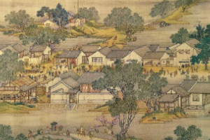 清明上河圖—清代宮廷畫家創(chuàng)作的紙本淺設色畫